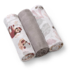  BabyOno textilpelenka színes 3db szürke 348/10