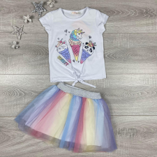 Babyrose Fagyis-unicornisos szoknyás-pólós együttes gyerek ruha szett
