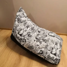  Babzsák párna képregény- felnőtt méret bútor