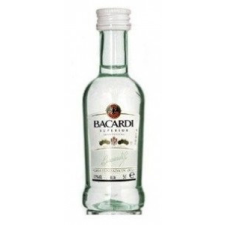  Bacardi Carta Blanca mini 1 KARTON (10* 0,05) 40% PET rum
