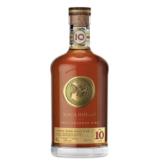  Bacardi Rum 10 years Gran Reserva Diez Extra Rare Gold 0,7l rum