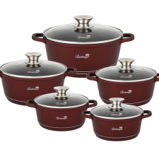  Bachmayer 10 részes edénykészlet, barna BM-8823 edény