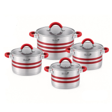  Bachmayer 8 részes rozsdamentes acél edénykészlet BM-4010 edény