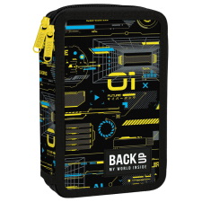  BackUp fiús tolltartó – 2 emeletes, töltött, Cyber Attack tolltartó