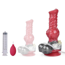 Bad Wolf Furry Ejaculator WOLF – prémium dildó 21 cm-es élvezettel műpénisz, dildó