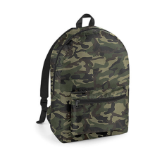 Bag Base Hátizsák Bag Base Packaway Backpack - Egy méret, Jungle Camo/Fekete