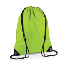 Bag Base Tornazsák tornatáska Hátizsák Bag Base Premium Gymsac - Egy méret, Lime zöld tornazsák