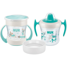 Bájos itató pohár Mini Cups NUK 360° fedéllel neutral babaétkészlet