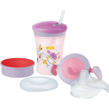 Bájos itató pohár NUK LEARN TO DRINK SET girl babaétkészlet
