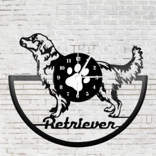 Bakelit falióra - Golden retriever, Bakelit falióra - Golden retriever falióra