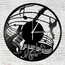 Bakelit óra - music (WDWR-bko-00124) falióra