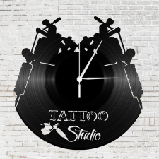 Bakelit óra - tattoo studio, Bakelit óra - tattoo studio falióra