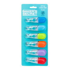 Baker's Secret 6 darabos csipesz szett - mágneses konyhai eszköz