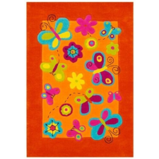 Bakero Bakero Dětský koberec Kids Butterfly orange (170x240 cm) lakástextília