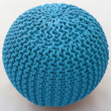 Bakero Pouf cool turquise (40x40 cm) lakástextília