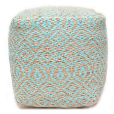 Bakero Pouf Preston aqua (40x40 cm) lakástextília