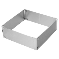 Baking &amp; Pet Kft Állítható tortakeret, tortaforma 15-28cm, 5cm sütés és főzés