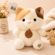Baking &amp; Pet Kft Illatos plüss színes cica 18cm plüssfigura