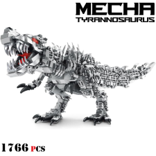 Baking &amp; Pet Kft Mechanikus T-Rex dinoszaurusz építőkocka - 1766db társasjáték
