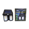 Baking & Pet Kft Napelemes mozgásérzékelő fali lámpa melegfénnyel - 2 LED
