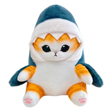 Baking &amp; Pet Kft Plüss Macska Cápajelmezben-20 cm plüssfigura