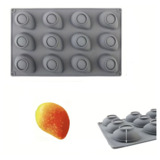 Baking &amp; Pet Kft Szilikon Sütőforma – Mangó Mousse 12 részes edény