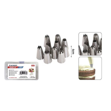 Baking &amp; Pet Kft Torta díszítőcső szett 4 cm, 15 db-os sütés és főzés