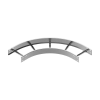 BAKS LDSP500H110 Nagyfesztávú kábellétra külső sarokidom vízszintes 110x500mm 90 fokos szalaghorganyzott, anyagvastagság 1,5mm 421051