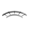 BAKS LDZP400H120N Kábellétra külső sarokidom vízszintes 120x400mm 90 fokos szalaghorganyzott, anyagvastagság 1,5mm 483840