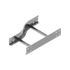 BAKS RDLP200/100H80N Kábellétra szűkítőidom 80x200/100mm balos, szalaghorganyzott, anyagvastagság 1,5mm 497720
