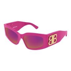 Balenciaga BB0321S 011 SHINY SOLID FUCHSIA PINK MIRROR napszemüveg