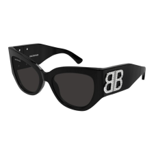 Balenciaga BB0322S 007 SHINY SOLID BLACK GREY napszemüveg napszemüveg