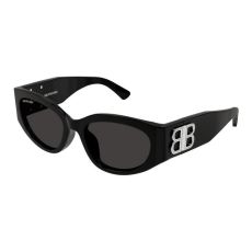 Balenciaga BB0324SK 014 SHINY SOLID BLACK GREY napszemüveg