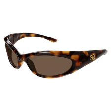 Balenciaga BB0384S 002 SHINY SPRAYED SPOTTED HAVANA BROWN napszemüveg napszemüveg