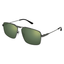 Balenciaga BB0418SK 003 SHINY DARK RUTHENIUM GREEN MIRROR napszemüveg napszemüveg