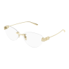 Balenciaga BB0489O 004 GOLD DEMO LENS szemüveg