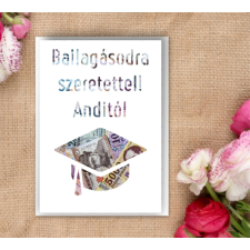  Ballagási ajándék pénzátadó képkeret dekorációs kellék