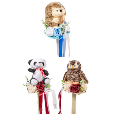  Ballagási csokor V.I.P.Full nagy plüssel 48cm dekorációs kellék