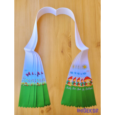  Ballagási szalag 4 cm óvodás - Gomba dekorációs kellék