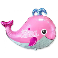  Bálna Baby Girl fólia lufi 61 cm (WP) party kellék