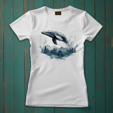  Bálna póló (Női)(Áttetsző) női póló