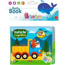 BamBam Bam Bam Kocka Alakú Fürdőkönyv - Járművek, 432481 (B103A) fürdőszobai játék