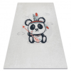  BAMBINO 1129 mosható szőnyeg panda gyerekeknek csúszásgátló - krém 160x220 cm