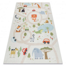 BAMBINO 1165 mosható szőnyeg Állatkert gyerekeknek csúszásgátló - bézs 120x170 cm lakástextília
