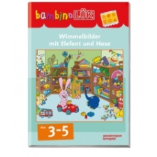  bambinoLÜK. Wimmelbilder mit Elefant und Hase – Michael Junga idegen nyelvű könyv