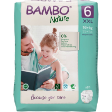 Bambo Nature 6, 20 db, 16+ kg pelenka