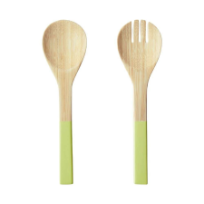 Bamboo salátakiszedő, lime zöld, 2 darabos konyhai eszköz