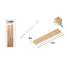 Bambusz saslik pálcika 30 cm 30 db konyhai eszköz