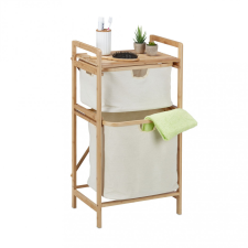 Bambusz szennyeskosár 2 rekesszel 85x33x44 cm 10041328 bútor