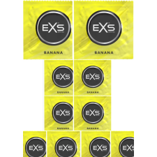  Banán ízű latex óvszer EXS - 10db 10db óvszer